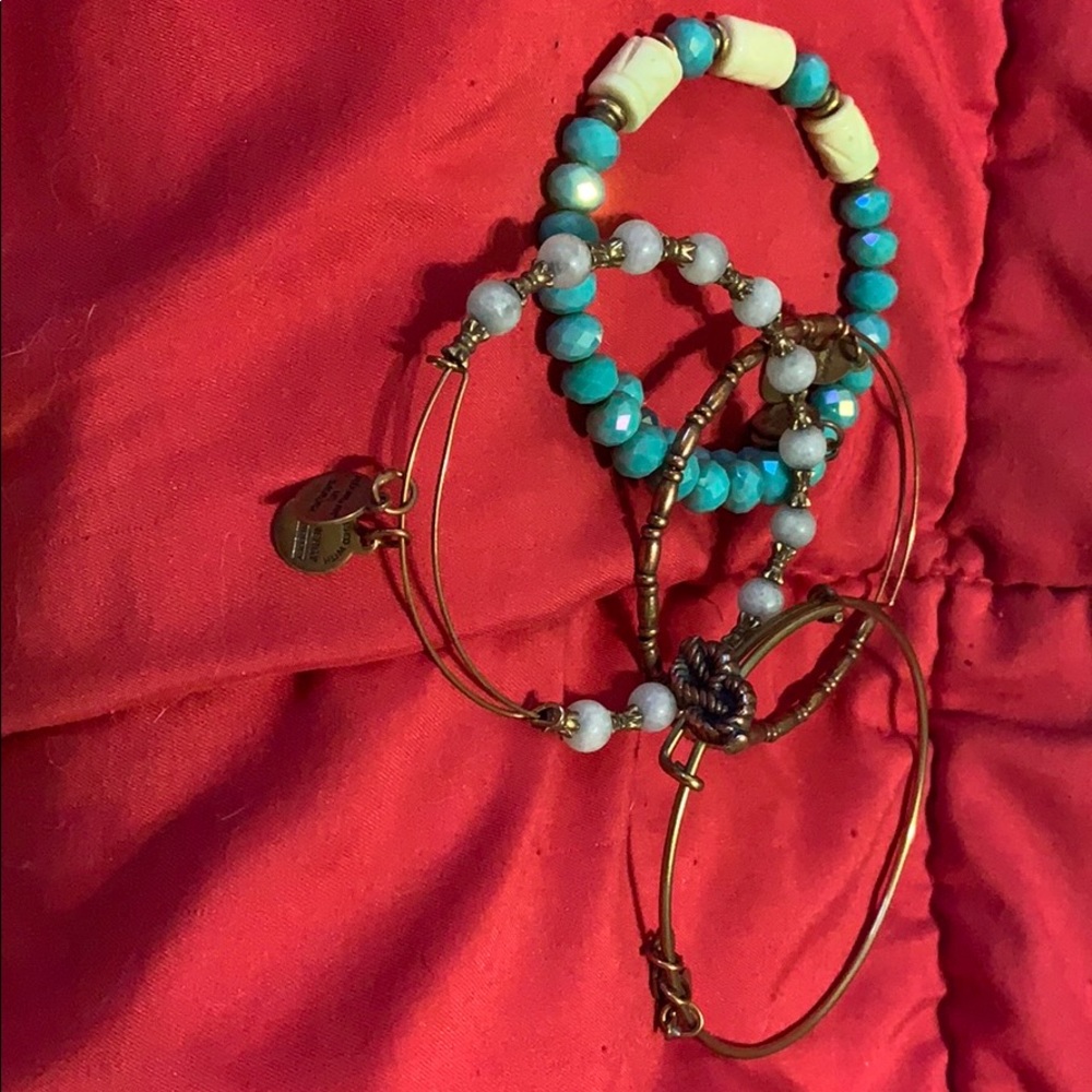 Alex and ani-4 bracelets
